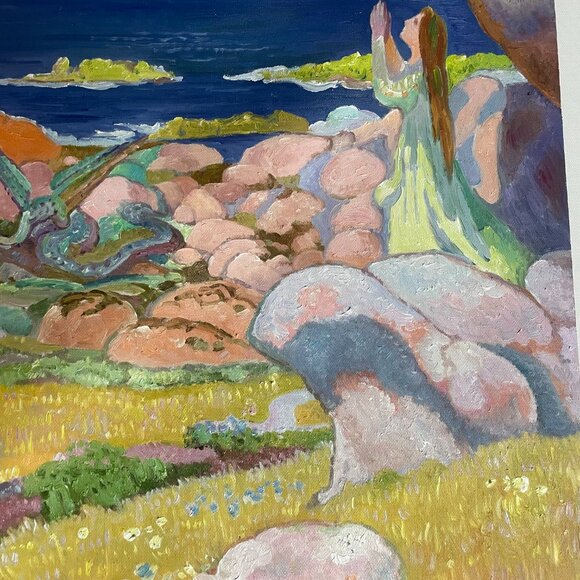 Oil paintings depicting coastal mythology, folk customs, and passersby! - Picture 5 of 7